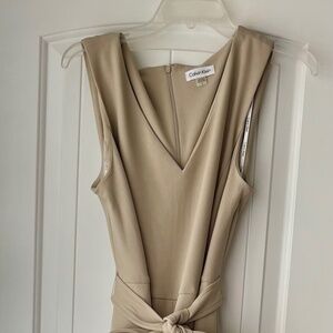 Calvin Klein Women's Flared-Leg Jumpsuit Size 12